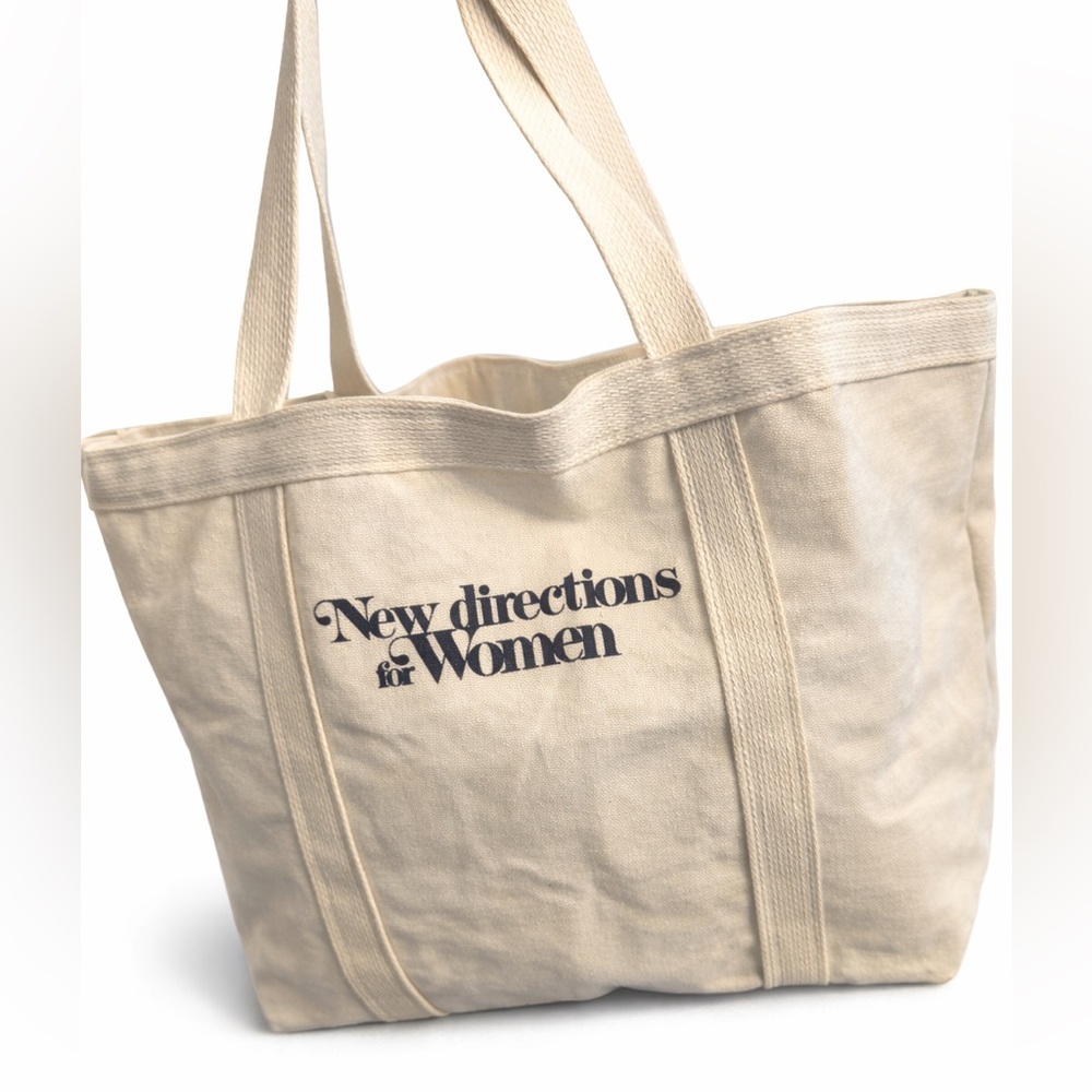 Vintage Canvas Tote Bag – “New Directions for Women”